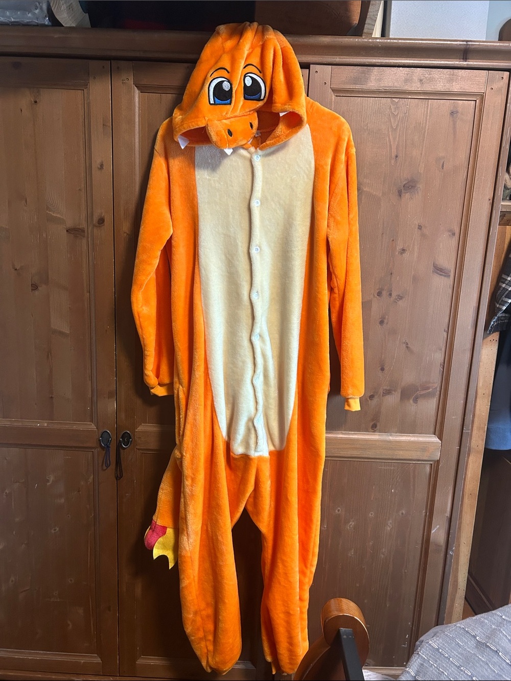 Pokémon Charmander One Piece Jump Suit size adult L Halloween/Cosplay/costume